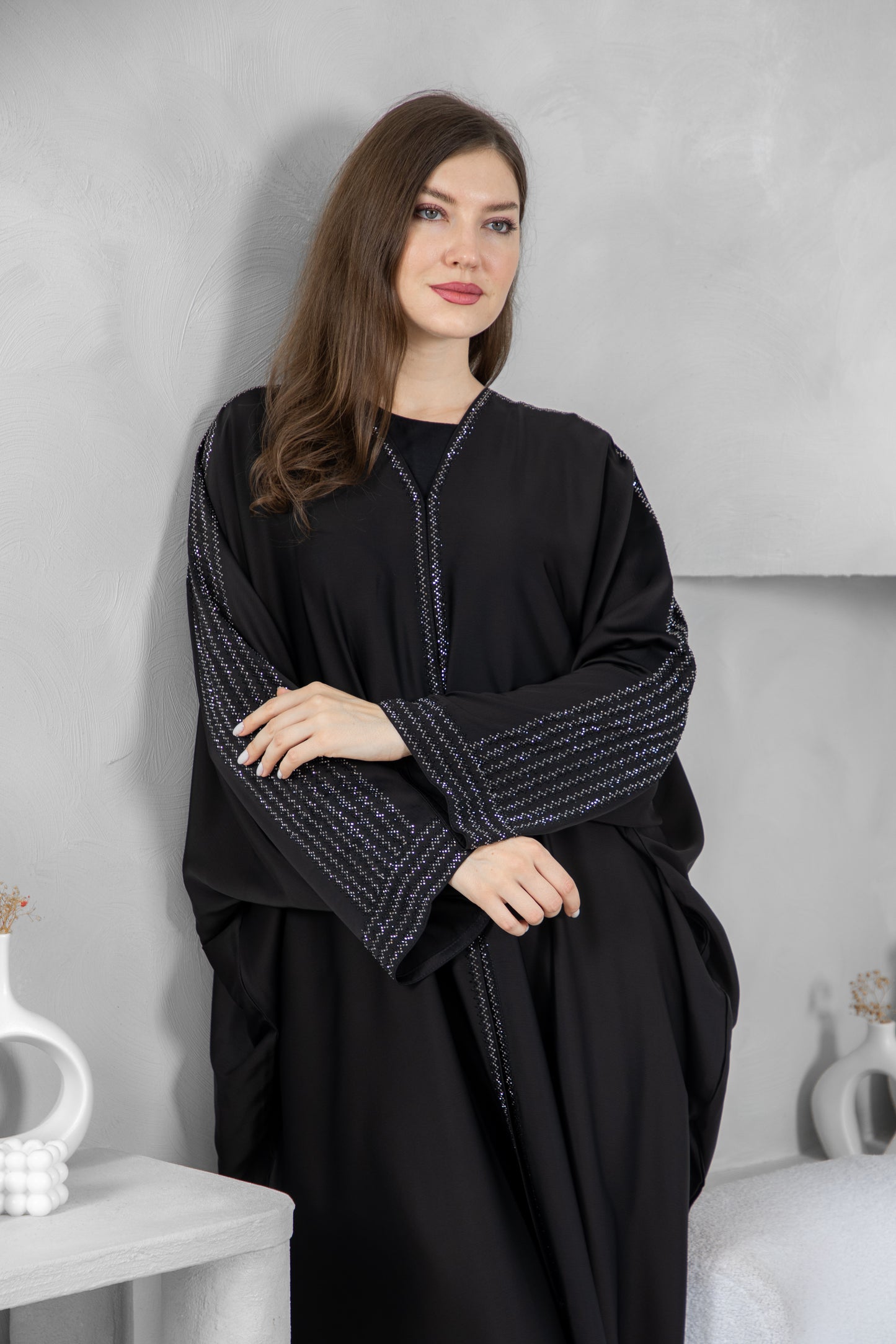 عباية اللؤلؤة السوداء